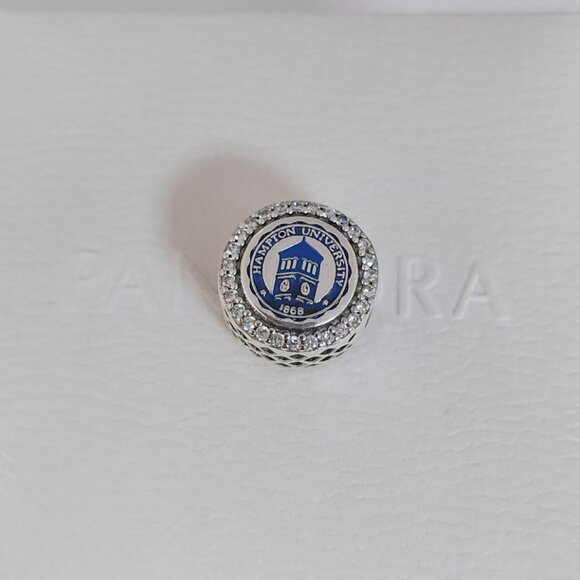 Pandora Hampton University Tower Charm Bead S925 Silver with box - Picture 2 of 5